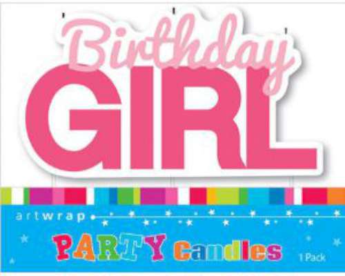 Birthday Girl Candle - Click Image to Close